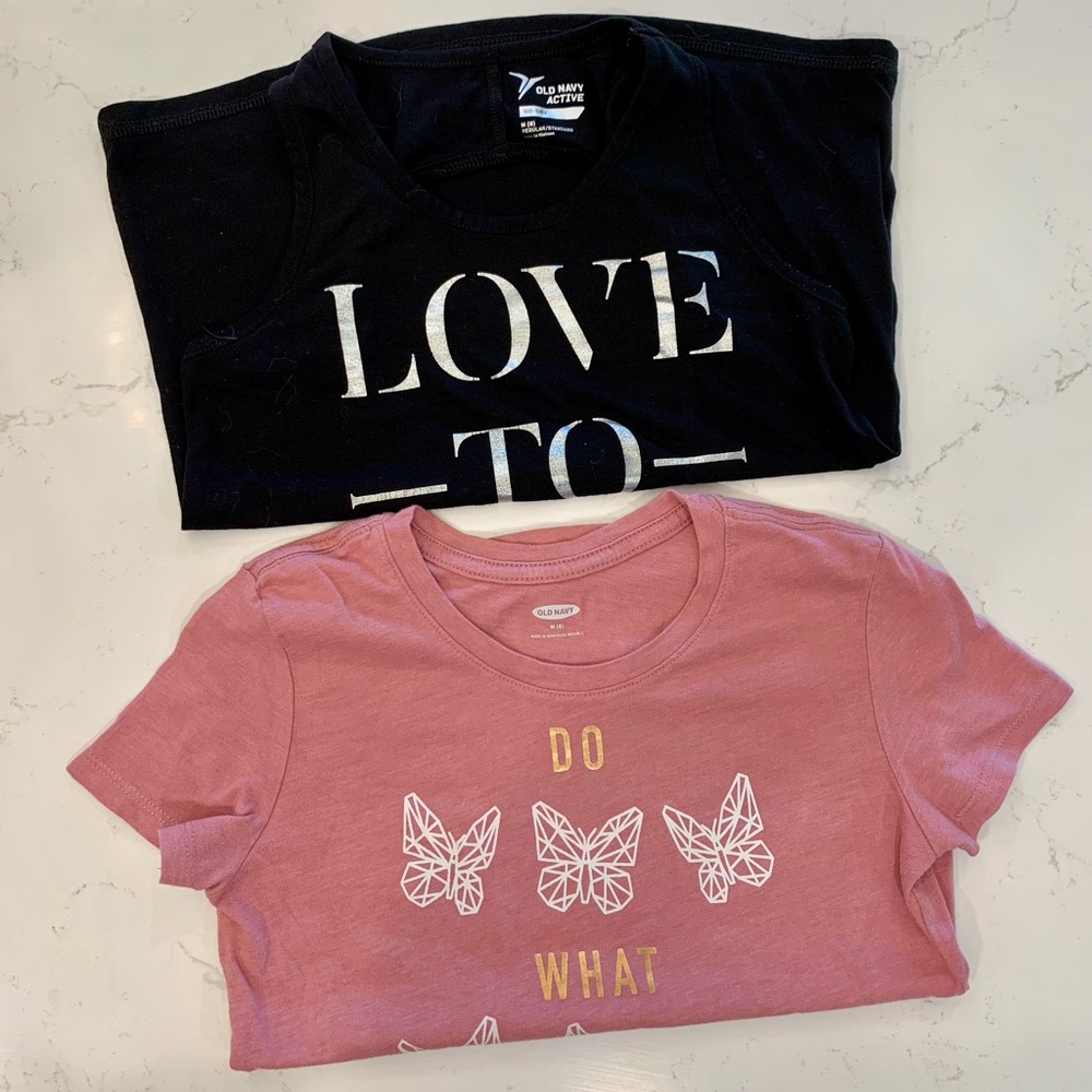 Old Navy Sz M (8) Bundle shirts